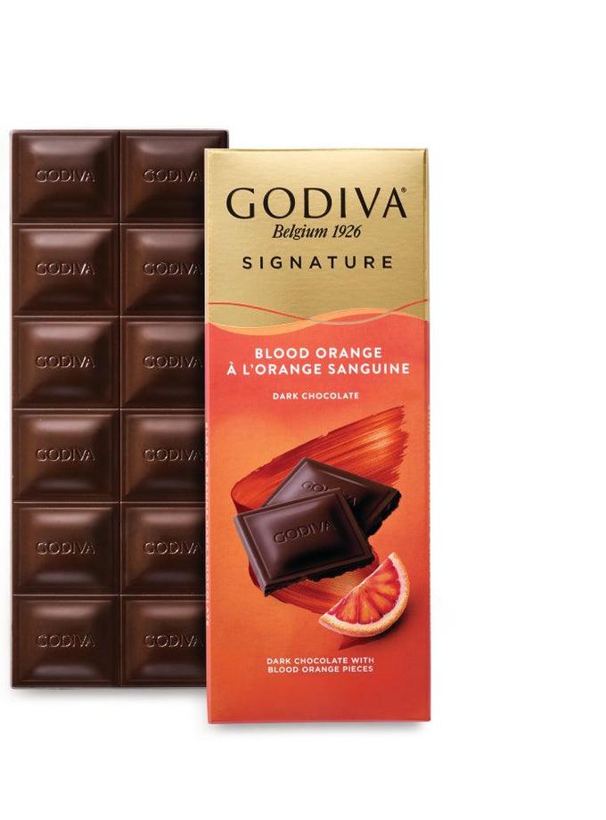 Blood Orange Dark Chocolate Tablet, 90g New Arrival