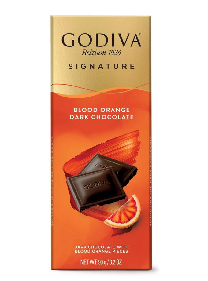 Blood Orange Dark Chocolate Tablet, 90g New Arrival