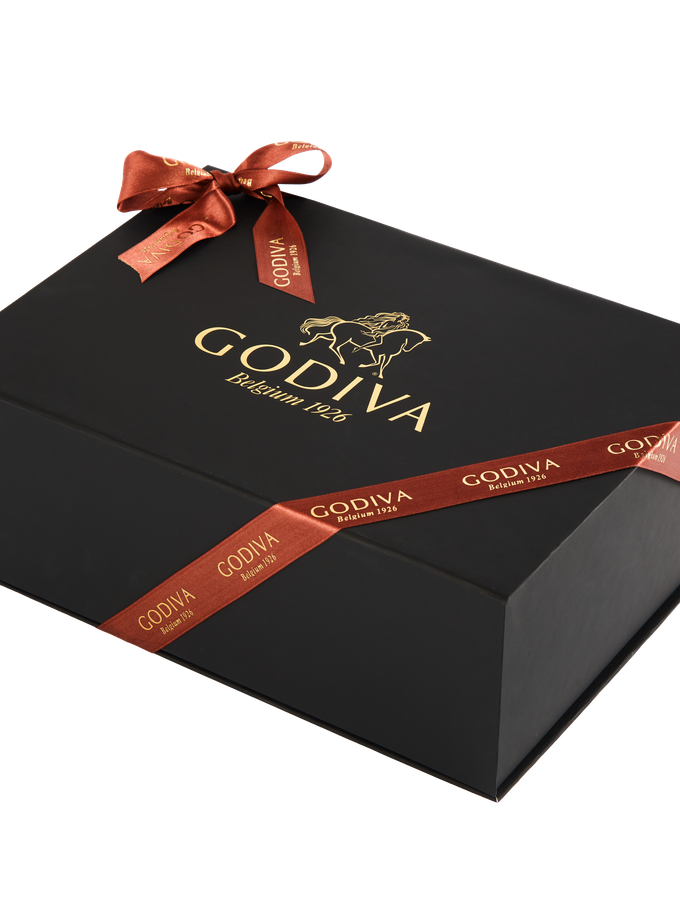 GODIVA BLACK HAMPER BOX MEDIUM Best Seller